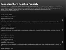 Tablet Screenshot of cairnsnorthernbeachesproperty.blogspot.com