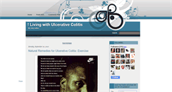 Desktop Screenshot of livingwithcolitis.blogspot.com