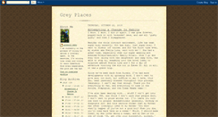 Desktop Screenshot of greyplaces.blogspot.com