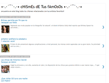 Tablet Screenshot of chimesdetusfamososfavoritos.blogspot.com