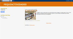 Desktop Screenshot of pequeavctividades.blogspot.com