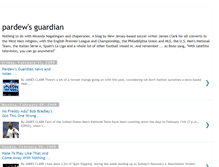 Tablet Screenshot of pardewsguardian.blogspot.com