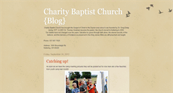Desktop Screenshot of charitybaptistblog.blogspot.com