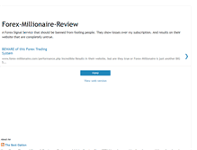 Tablet Screenshot of forex-millionaire.blogspot.com