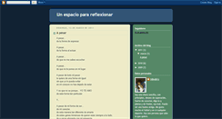Desktop Screenshot of espacioparareflexionar.blogspot.com
