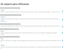 Tablet Screenshot of espacioparareflexionar.blogspot.com