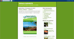 Desktop Screenshot of espacosudoeste.blogspot.com