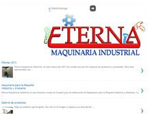 Tablet Screenshot of eternamaquinariaindustrial.blogspot.com