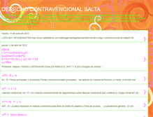 Tablet Screenshot of derechocontravencionalsalta.blogspot.com