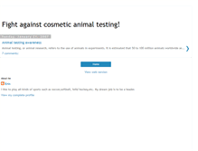 Tablet Screenshot of animalsneedsaving.blogspot.com