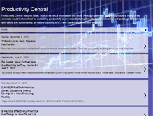 Tablet Screenshot of productivity-central.blogspot.com