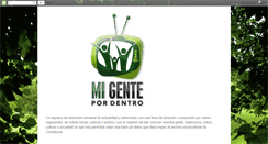 Desktop Screenshot of migentepordentro.blogspot.com