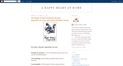 Desktop Screenshot of ahappyheartathome.blogspot.com