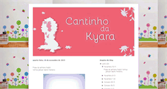 Desktop Screenshot of cantinhodakyara.blogspot.com