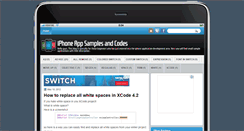 Desktop Screenshot of iphonesamplecodes.blogspot.com