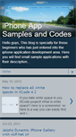 Mobile Screenshot of iphonesamplecodes.blogspot.com