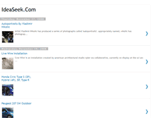 Tablet Screenshot of ideaseek.blogspot.com
