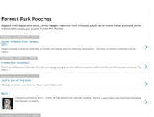 Tablet Screenshot of forrestparkpooches.blogspot.com