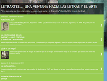 Tablet Screenshot of letrartescojedes.blogspot.com