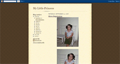 Desktop Screenshot of my-little-princess.blogspot.com