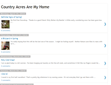 Tablet Screenshot of countryacres.blogspot.com