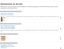 Tablet Screenshot of humanismoenaccion.blogspot.com