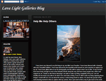Tablet Screenshot of lavalightgalleries.blogspot.com