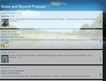 Tablet Screenshot of boiseandbeyondpodcast.blogspot.com