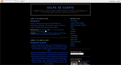 Desktop Screenshot of golpesuerte.blogspot.com