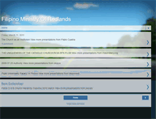 Tablet Screenshot of filipinoministry.blogspot.com