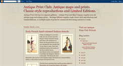 Desktop Screenshot of antique-print-club.blogspot.com