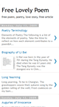 Mobile Screenshot of freelovelypoem.blogspot.com