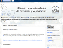 Tablet Screenshot of capacitacionproyectosnap.blogspot.com