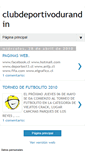 Mobile Screenshot of clubdeportivodurandin.blogspot.com