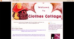 Desktop Screenshot of clothescottage.blogspot.com