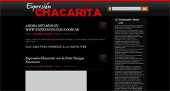 Desktop Screenshot of expresionchacarita.blogspot.com