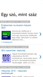 Mobile Screenshot of egyszomintszaz.blogspot.com
