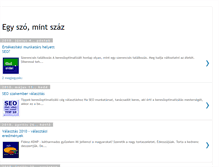 Tablet Screenshot of egyszomintszaz.blogspot.com