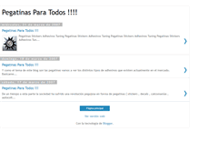 Tablet Screenshot of pegatinasparatodos.blogspot.com