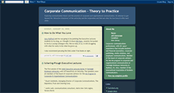 Desktop Screenshot of corpcommpractice.blogspot.com