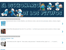 Tablet Screenshot of diccionariopitufos.blogspot.com