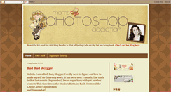 Desktop Screenshot of momsphotoshopaddiction.blogspot.com