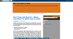 Desktop Screenshot of parttime-work.blogspot.com