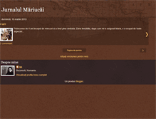 Tablet Screenshot of jurnalulmariucai.blogspot.com