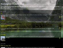 Tablet Screenshot of norwegiancultureblog.blogspot.com
