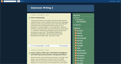 Desktop Screenshot of electronicwritingtwo.blogspot.com