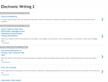 Tablet Screenshot of electronicwritingtwo.blogspot.com
