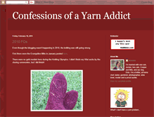 Tablet Screenshot of confessionsofayarnaddict.blogspot.com