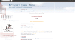 Desktop Screenshot of investors-home.blogspot.com