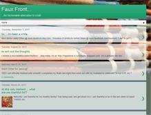 Tablet Screenshot of fauxfront.blogspot.com